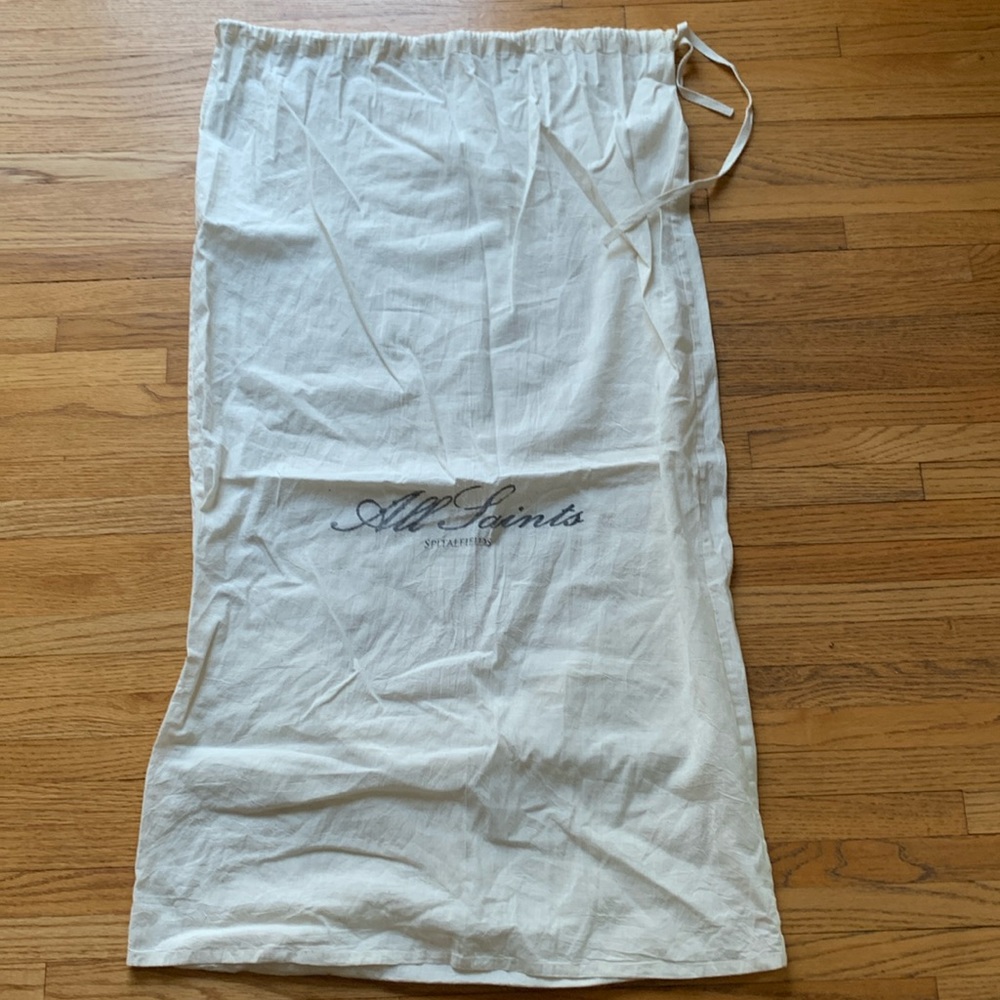 Allsaints hanging dust bag
